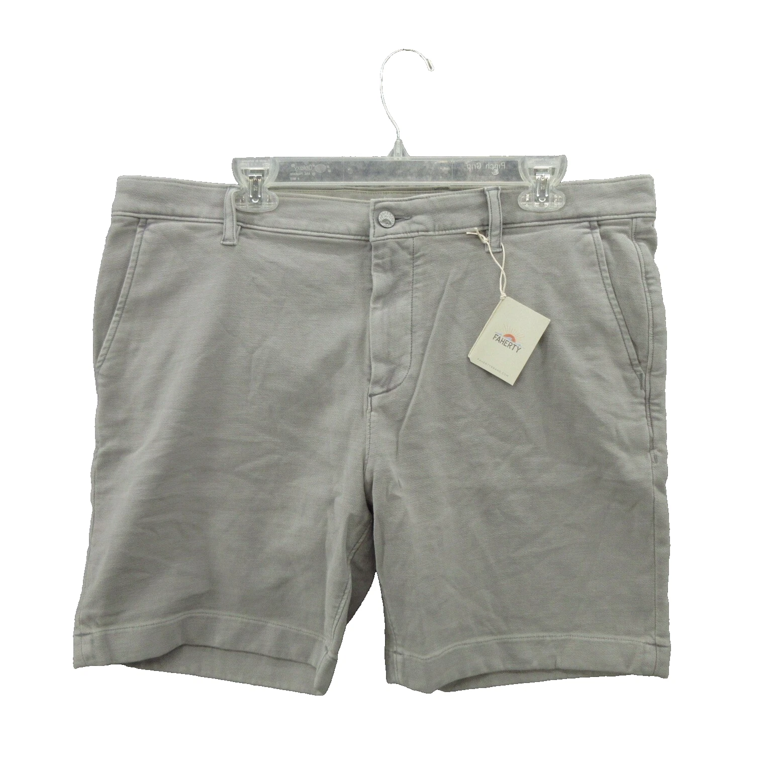 Faherty Men's Chino Shorts 38 Iron Cotton Blend Stretch Terry 7" Soft Twill New
Opens in a new windo