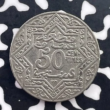 (1924) Morocco 50 Centimes Lot#C5766