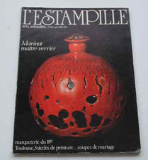Revue d'art L'ESTAMPILLE 120 1980 MARINOT Maître Verrier Marqueterie 18° COUPES