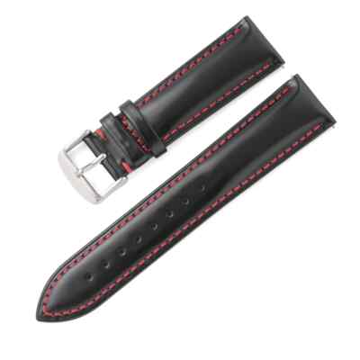 Quick Release Cordovan Genuine Leather Strap Bracelet 18 19 20 21 22mm Wristband