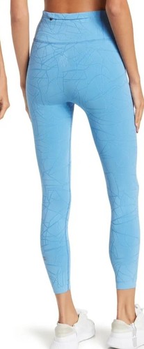 Sweaty Betty BLUE Legging Size Medium Motion Jacquard Pants Workout Yoga New - Picture 2 of 5