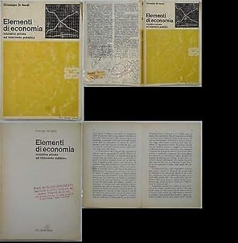 J 8838 BAND ELEMENTE DER WIRTSCHAFT VON GIUSEPPE DI NARDI 1970 [Taschenbuch]