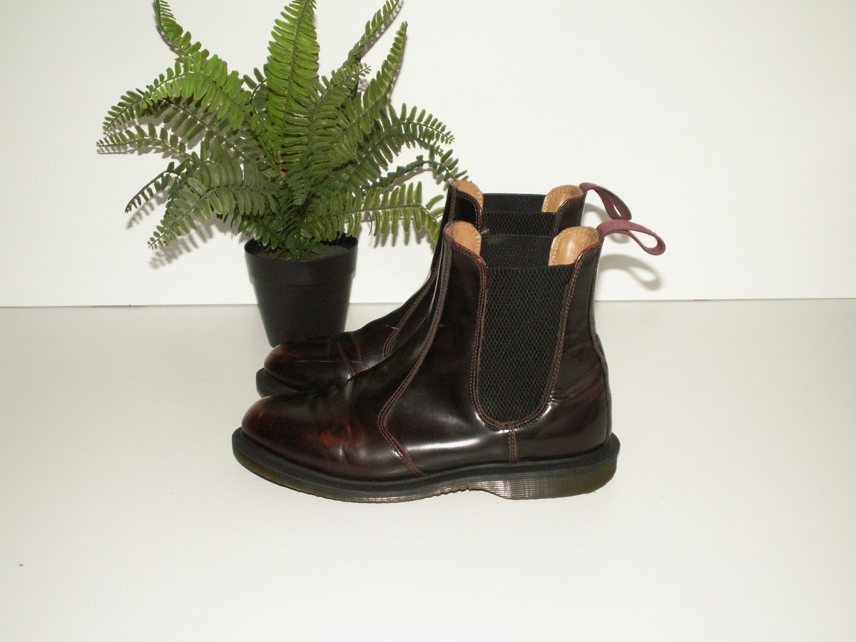 Dr. Martens FLORA cherry arcadia leather chelsea boots UK 4 EU 37