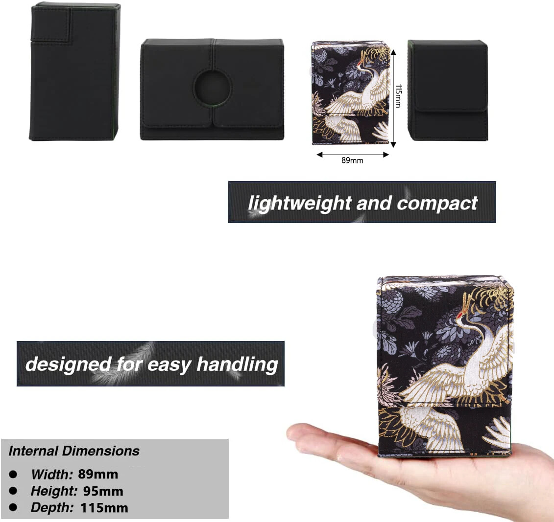 Boîte De Rangement Pour Cartes MTG Commander – Transport Organisateur 100+ Cartes – Multicolor