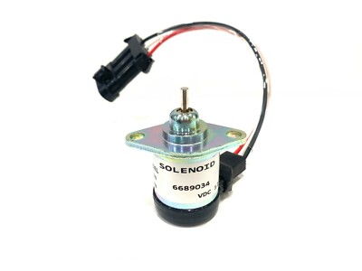 6689034 Fuel Shut Off Solenoid For Bobcat Skid Steer T250 T300 T320 S220 S250
