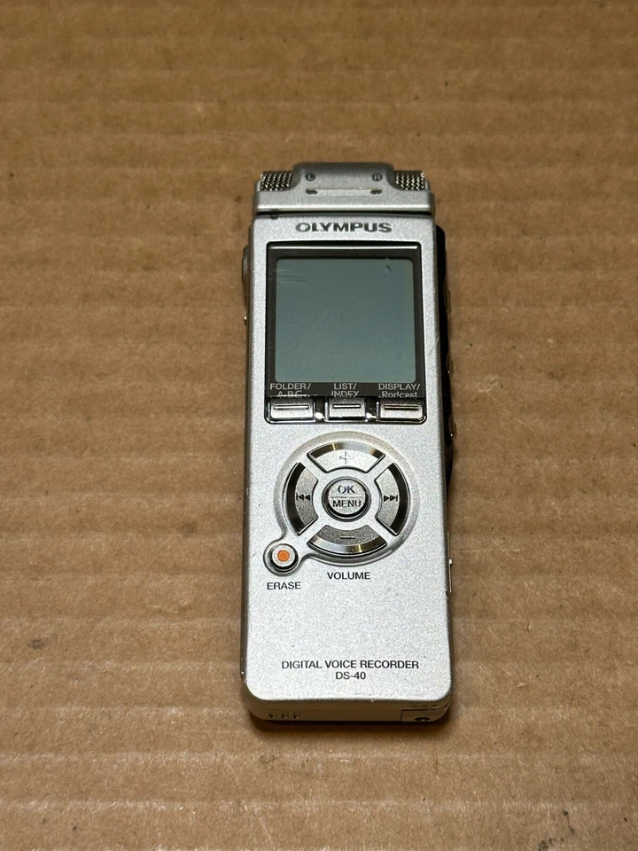 Grabadora de notas de voz digital portátil Olympus DS-40 (512 MB) ¡¡Funciona!!! Foto 2 de 4