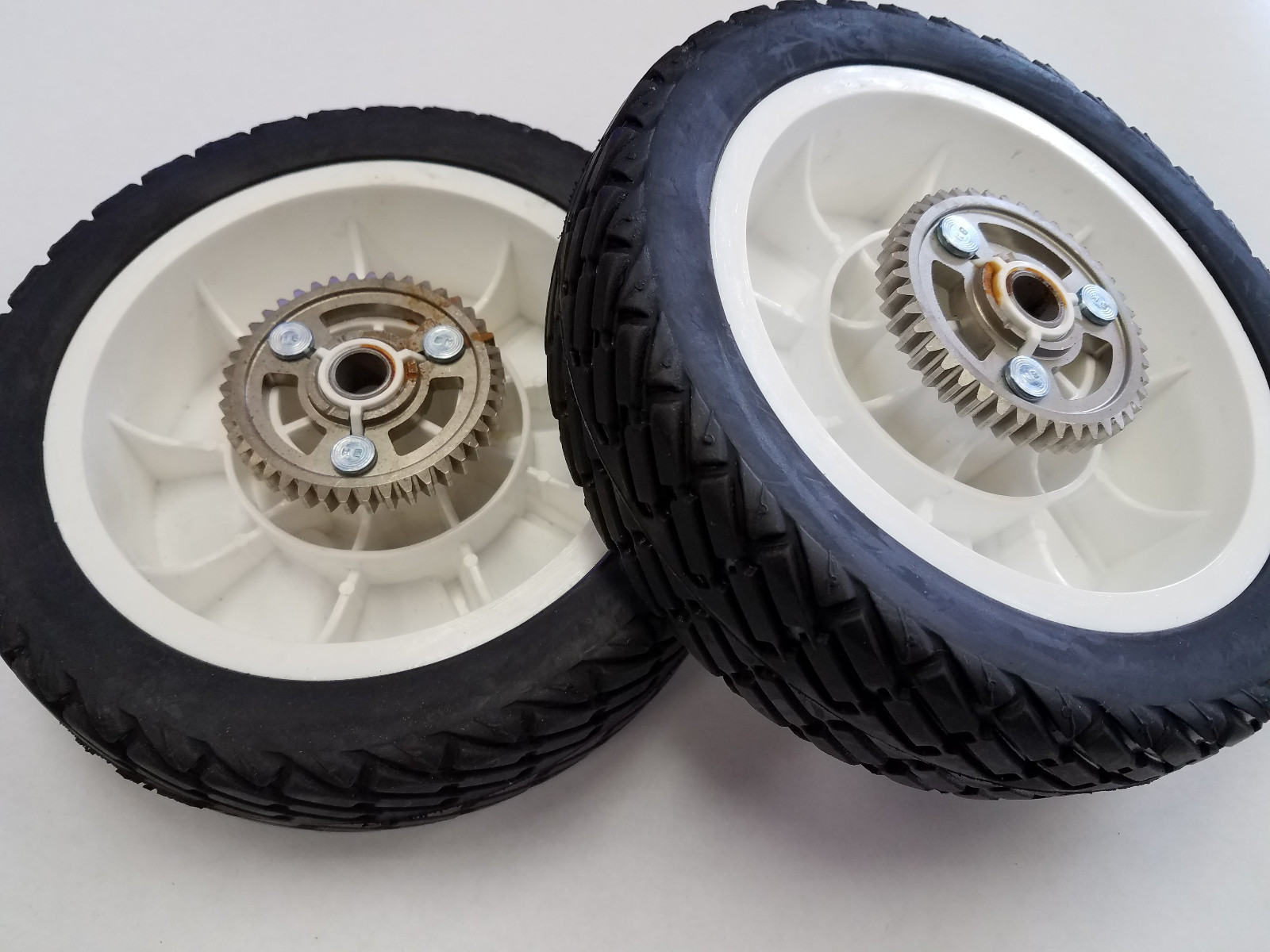 LawnBoy 921042 Lawnmower Drive Wheels TIRES GOLD PRO SILVER (2 Pack