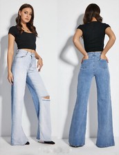 Damen Jeans Hose Bootcut High