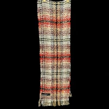 V. Fraas Scarf, Fringes, 100% Acrylic, Colorful  58.5 x 9