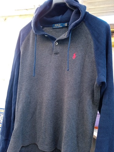 VINTAGE RaLph Lauren Men,s Hoodie Zize M - Picture 2 of 5