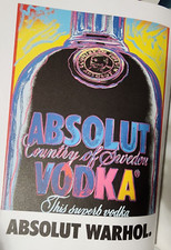 My Absolut Vodka Book 1985 Andy Warhol What t...