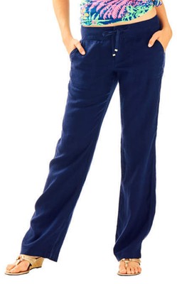 Lilly Pulitzer GALLEY Pant True Navy 