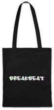 Breakbeat Glitch Stofftasche Einkaufstasche Audio Synthesizer Wave Electro DJ MC