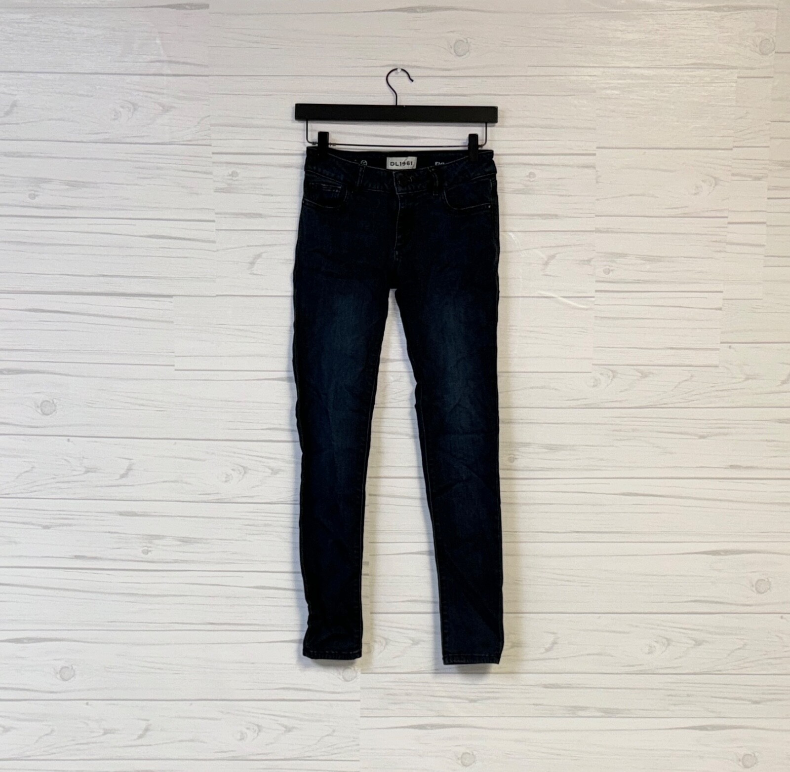 DL1961 jeans womens size 25 power jegging emma blue dark wash stretch