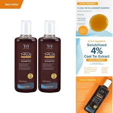 Dandruff Shampoo Extra Strength 2 Pack Coal Tar 4 Scalp Psoriasis Seborrheic De