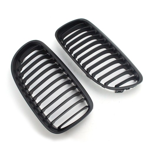 Pair For BMW E90 E91 2009-2011 325i 328i 335i Kidney Grill Grille Matte Black - Bild 10 von 12