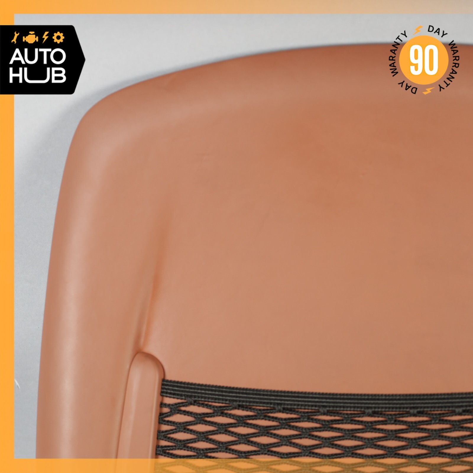 14-17 Maserati Ghibli M157 Front Left Driver Side Seat Back Cover Brown OEM 51k