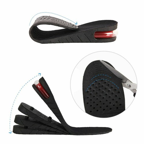 Unisex Shoe Lift Height Increase Heel Insoles Insert Taller 3cm 5cm 7cm 9cm Tall - Picture 36 of 36