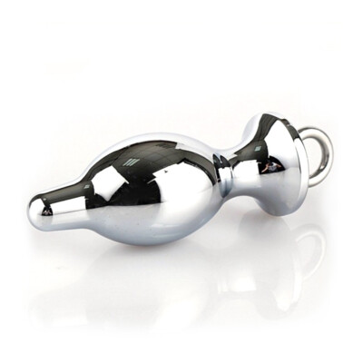 Anal Plug Butt Plug w/ Ring Attachment Loop for Rope Restraint Tie-Up Slave  Toy