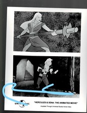 SUPER RARE!! 8X10 ORIGINAL CARTOON MOVIE XENA AND HERCULES SCENE PHOTO!!
