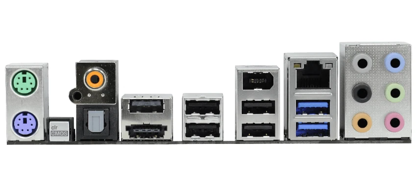 Plaque Arrière I/O Shield En PLA Pour Carte Mère ASROCK 775I65GV Rev 1.05