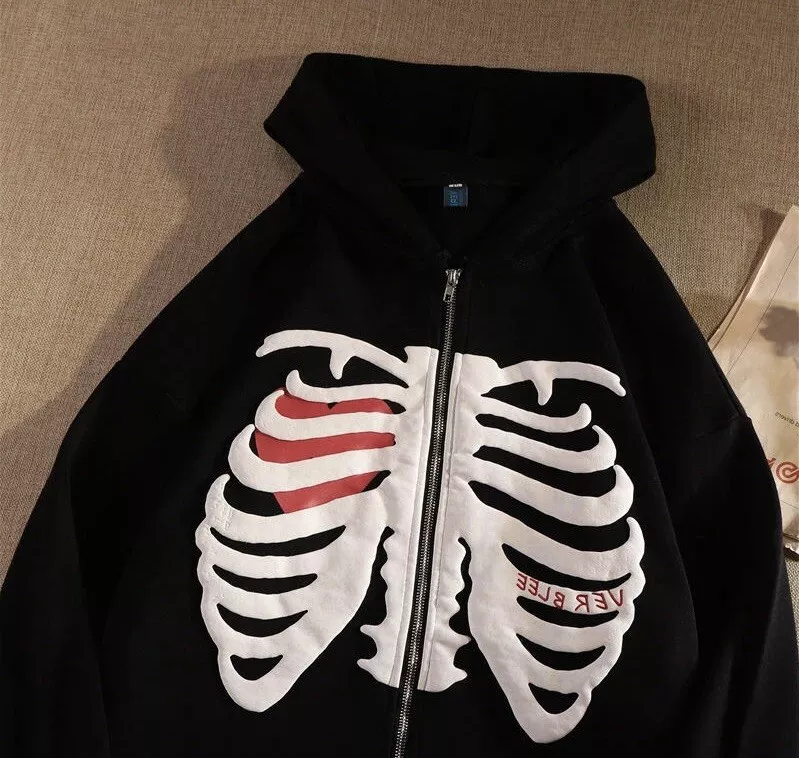 Oversized skeleton hoodie new arrivals
