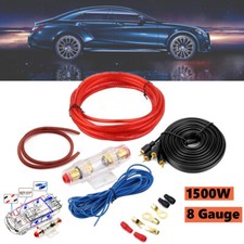 Car Motorcycle AMP Wiring Kit Audio Cable Subwoofer Speaker RCA Amplifier Wires