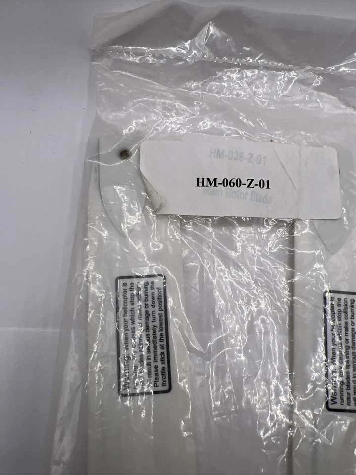 Walkera Dragonfly parte HM-060-Z-01 hoja de rotor principal para helicóptero Dragonfly Foto 2 de 4