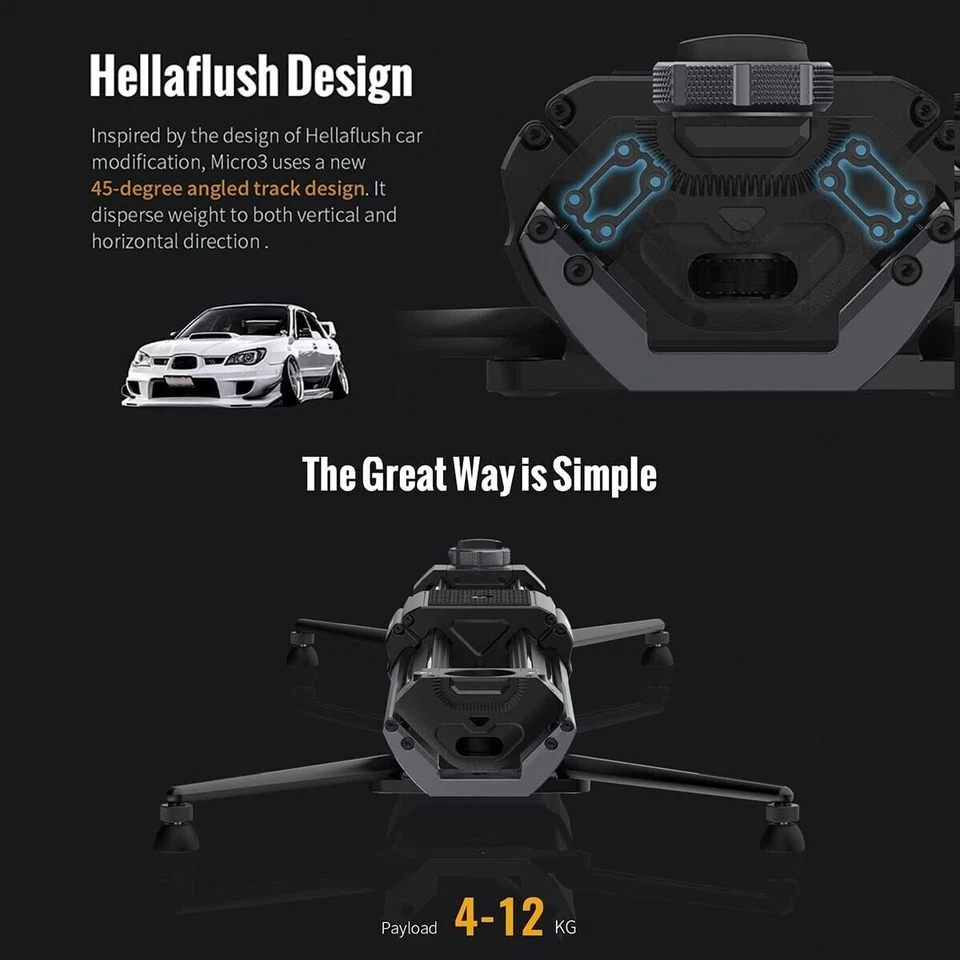 Zeapon Micro 3 E700 Motorized Double Distance Camera Slider + N970 Battery - Image 4 of 4