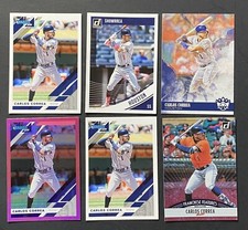 Carlos Correa Lot 6 Baseball Cards 2019 Donruss Pink Diamond Kings Astros