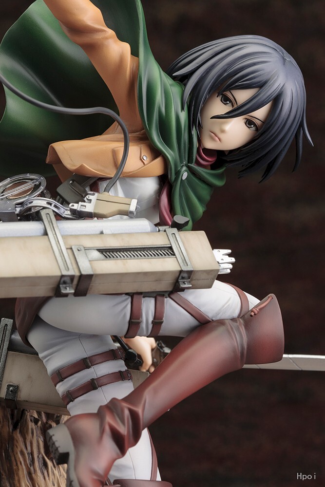Nuevo ARTFX Anime Attack On Titan Mikasa·Ackerman Figura de Acción Estatua Juguetes en Caja