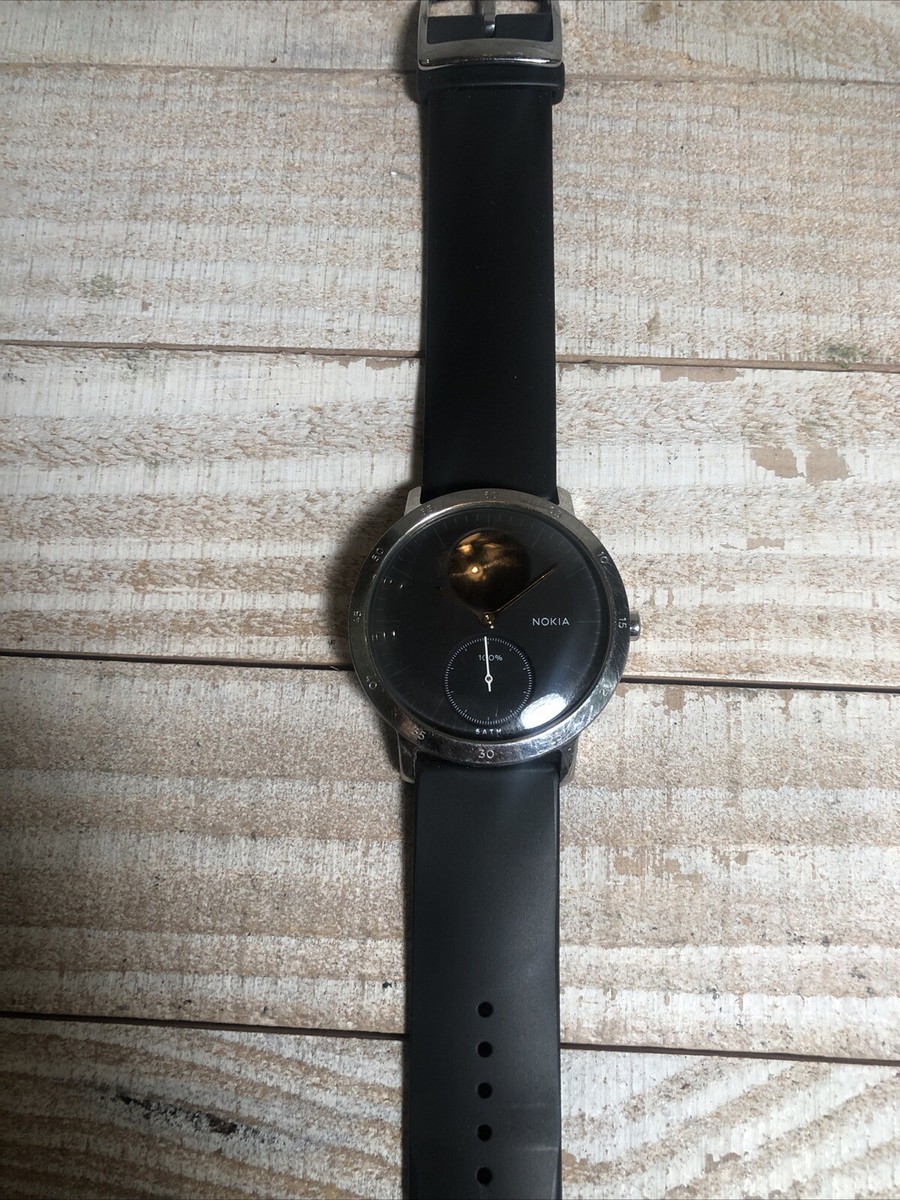 Nokia Steel HR Hybrid Smartwatch HWA03B 36mm Blue Band | eBay