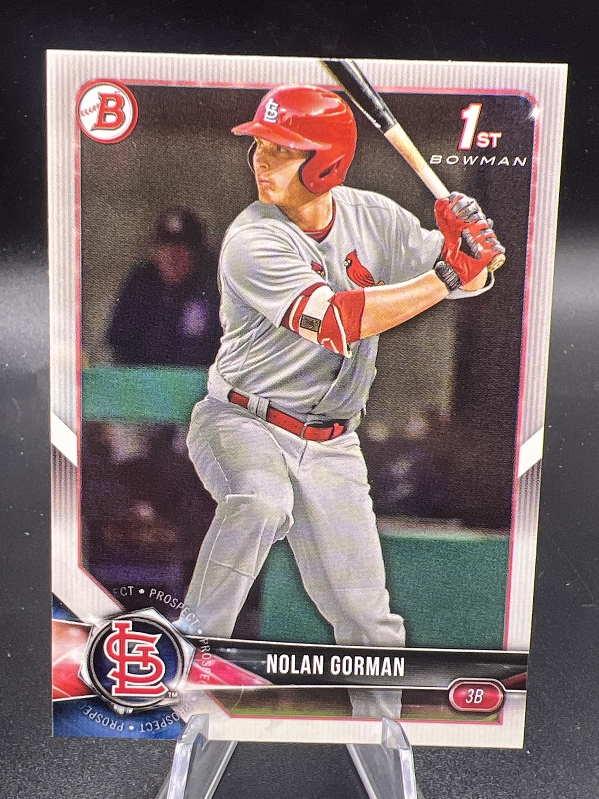 Nolan Gorman 2018 Bowman Draft Prospect Rookie BD-117 Cardinals 1st Bowman