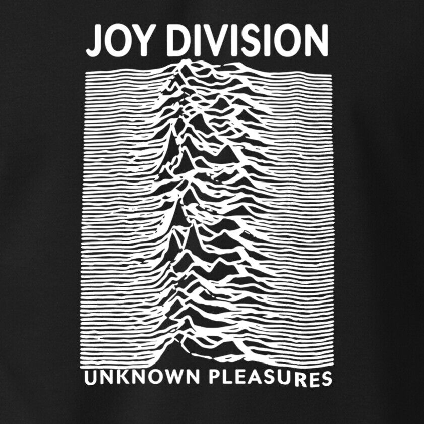 JOY DIVISION Unknown Pleasures T-Shirt English Rock Band JOY DIVISION Unknown Pleasures T-Shirt English Rock Band