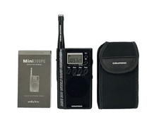 Grundig Eton Mini 300 PE Handheld Compact Shortwave AM/FM Radio - Black M300B 