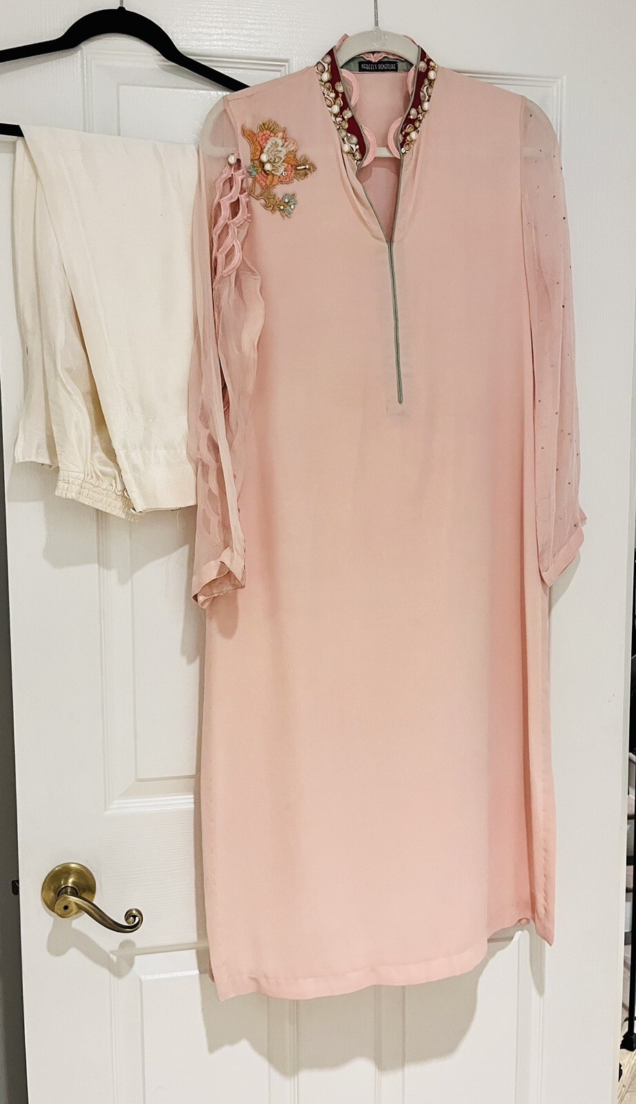 Pakistani indian DESIGNER Shalwar Kameez shirt on… - image 1