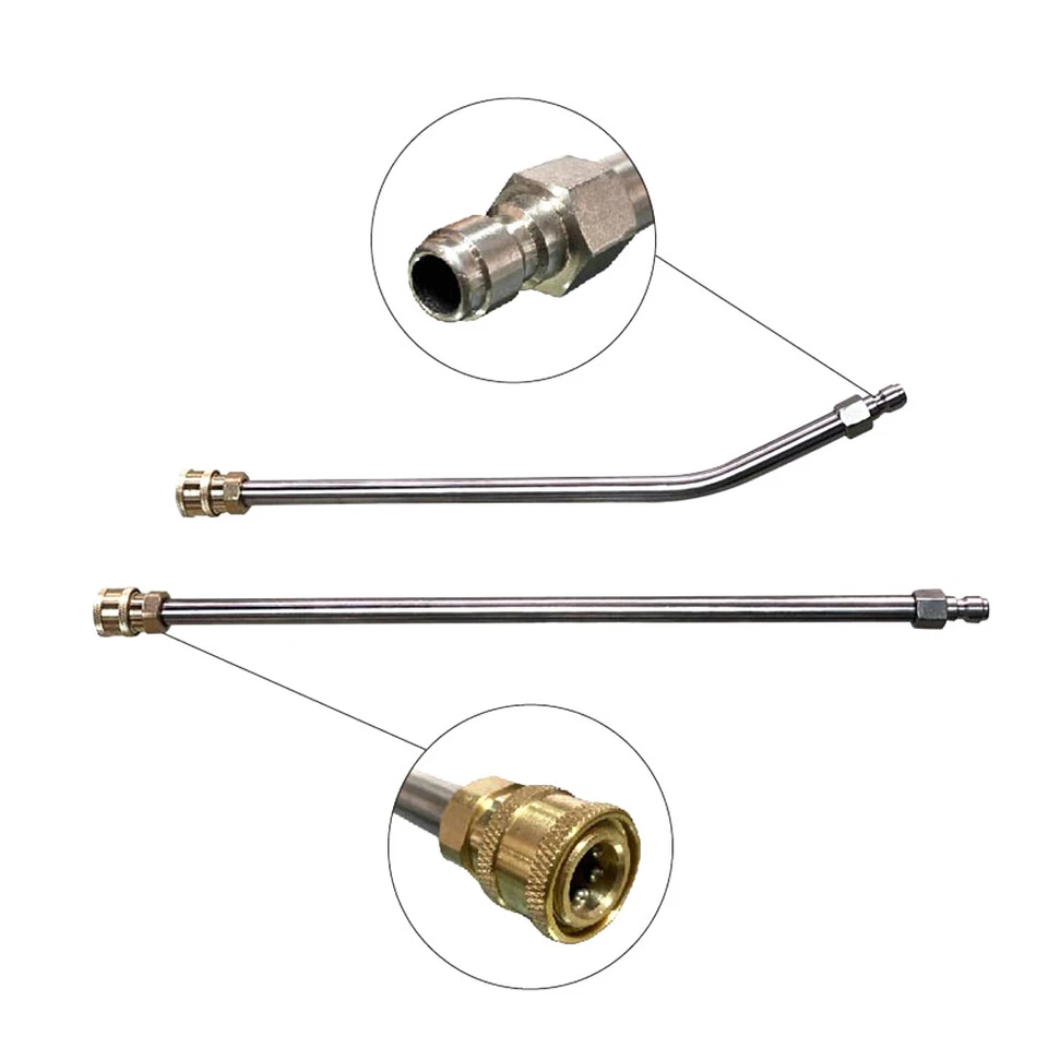 Accesorio de lavadora a presión 2 en 1 tren de rodaje limpiador escoba superficie I4A7 Foto 3 de 4