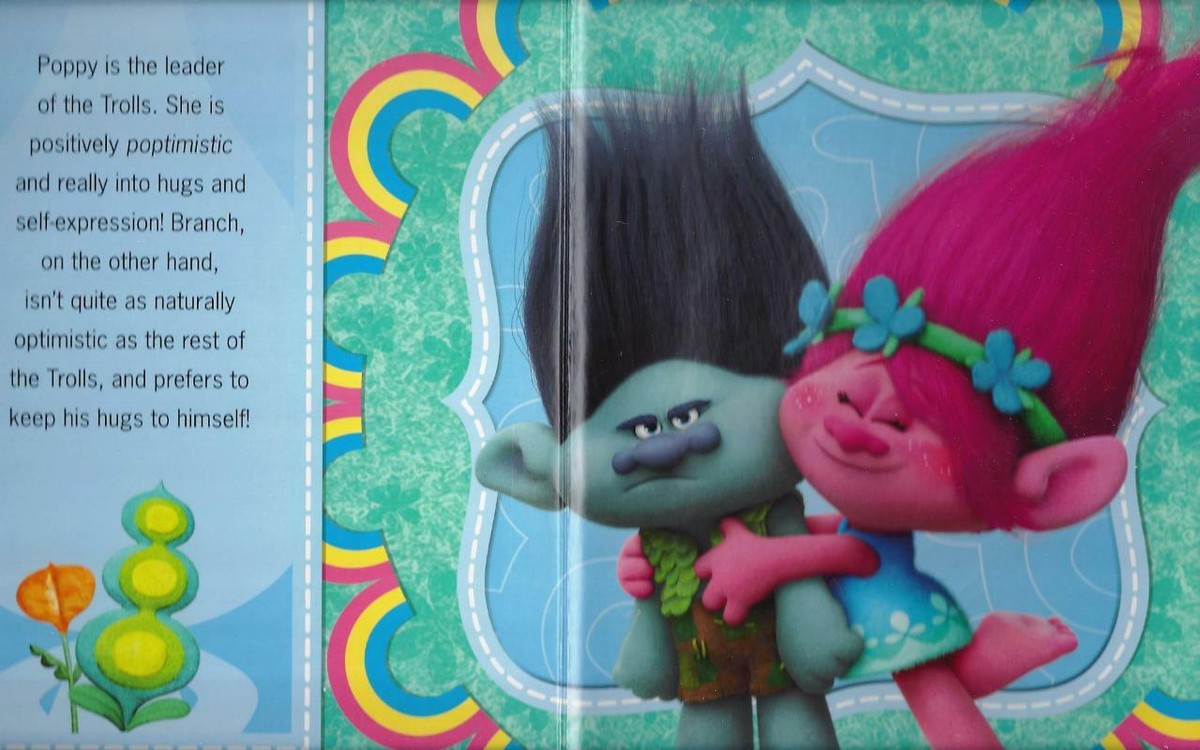 DreamWorks Trolls My Busy Books Story 12 Figurines Play Mat Poppy