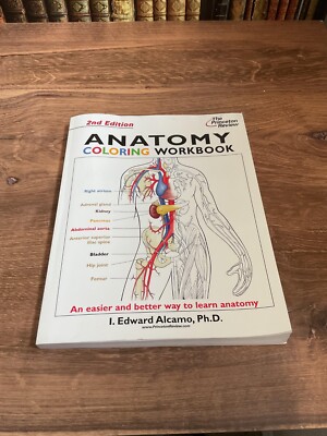 The Princeton Review Anatomy Coloring Workbook Edward Alcamo Random House 2003