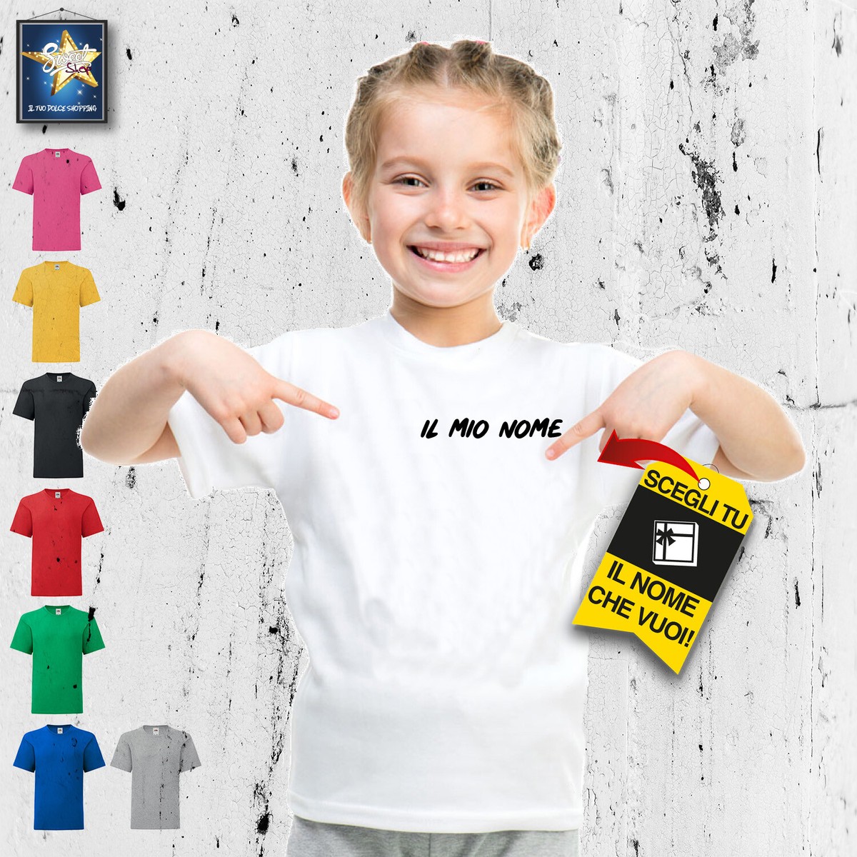 T-shirt Maglietta Bambino Personalizzata Stampata In 24 Ore - Foto 7
