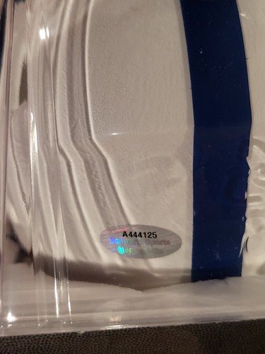 Lenny Moore handsigniert signed Indianapolis Colts Riddell Speed Mini Helm HOF - Bild 3 von 3