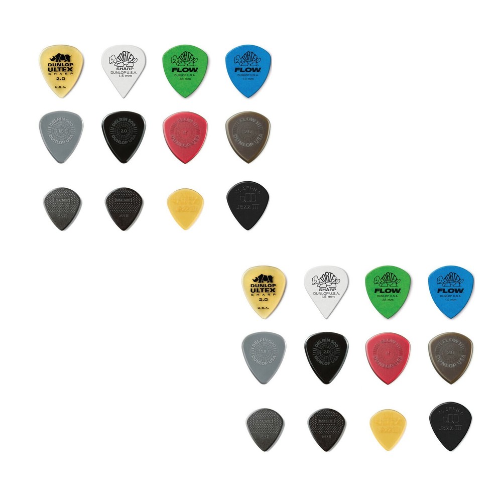 Dunlop Guitar Picks Shred Variety Pack 24 Picks (2 of each)