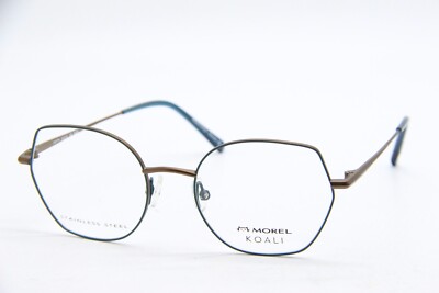 NEW MOREL KOALI 20077K MV05 BLUE BROWN AUTHENTIC FRAMES EYEGLASSES 50-18