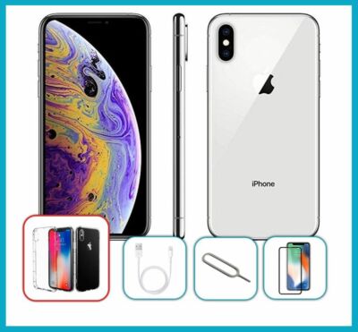 Apple MQAG2B/A iPhone X - 256GB - Silver (Unlocked) for sale
