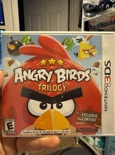 Angry Birds Trilogy (Nintendo 3DS, 2012) CIB Complete W/ Manual - MINT CART