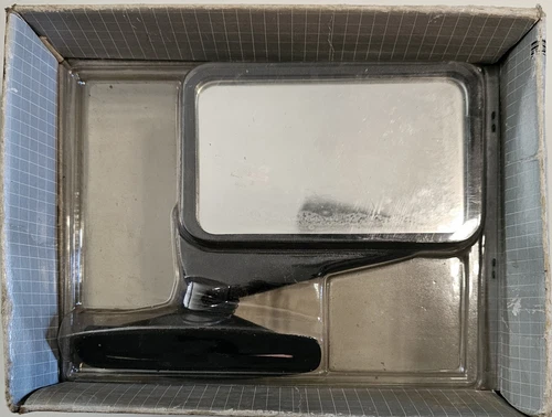 Black Turbo Sport Side Door Mirror, Rally # 3525, fits Left or Right