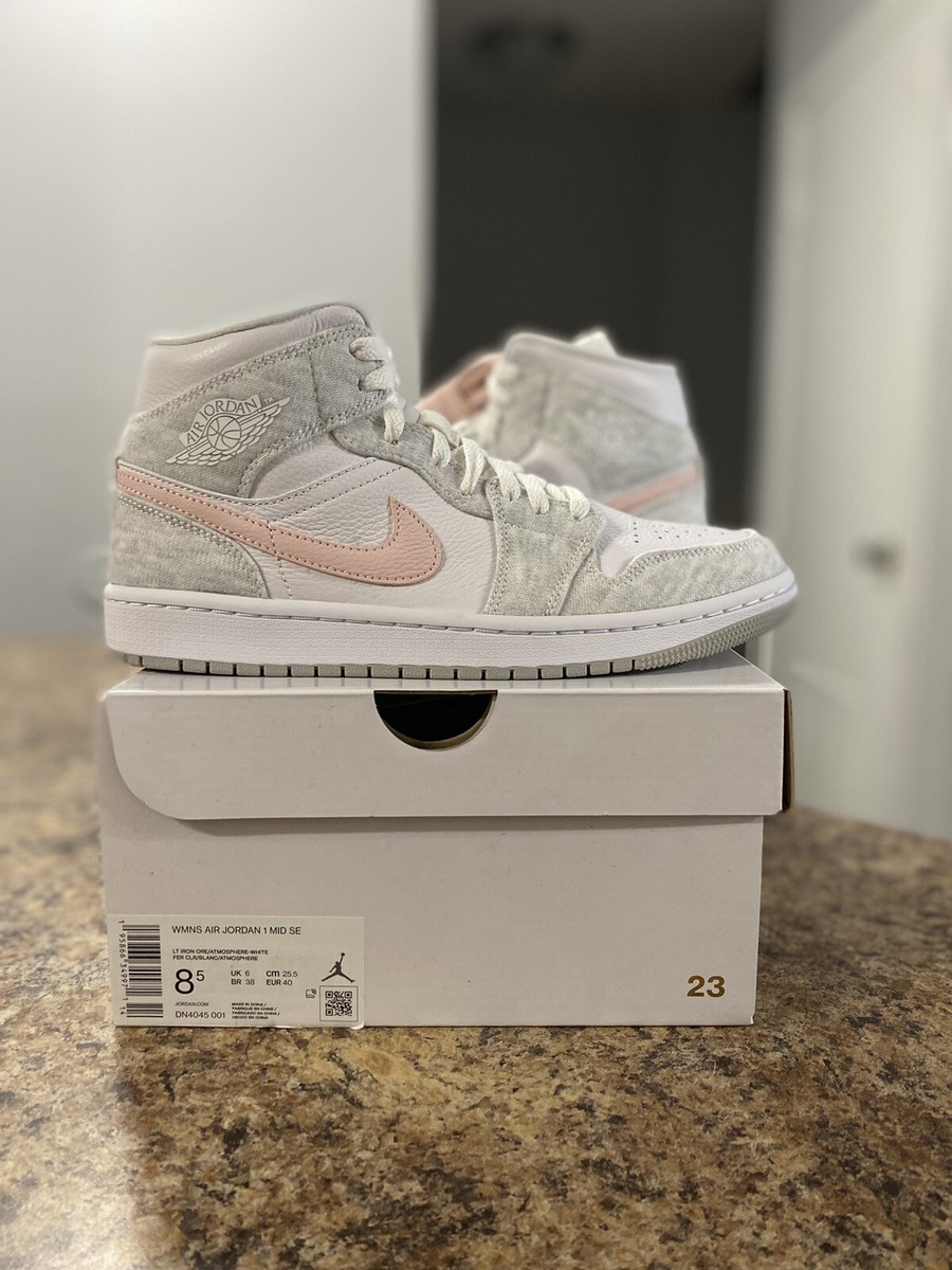 靴 Nike Jordan1 Mid SE \"Light Iron Ore\"23cm Jordan 1 Mid SE Light Iron Ore Review & On Feet! SUPER CLEAN