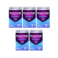 5 Pack Phazyme Maximum Strength Softgels 36 Each