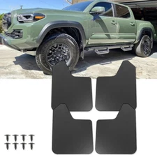 4PCS Splash Guards Mud Flaps Mudflaps Mudguards Fender Flares For Toyota Tacoma