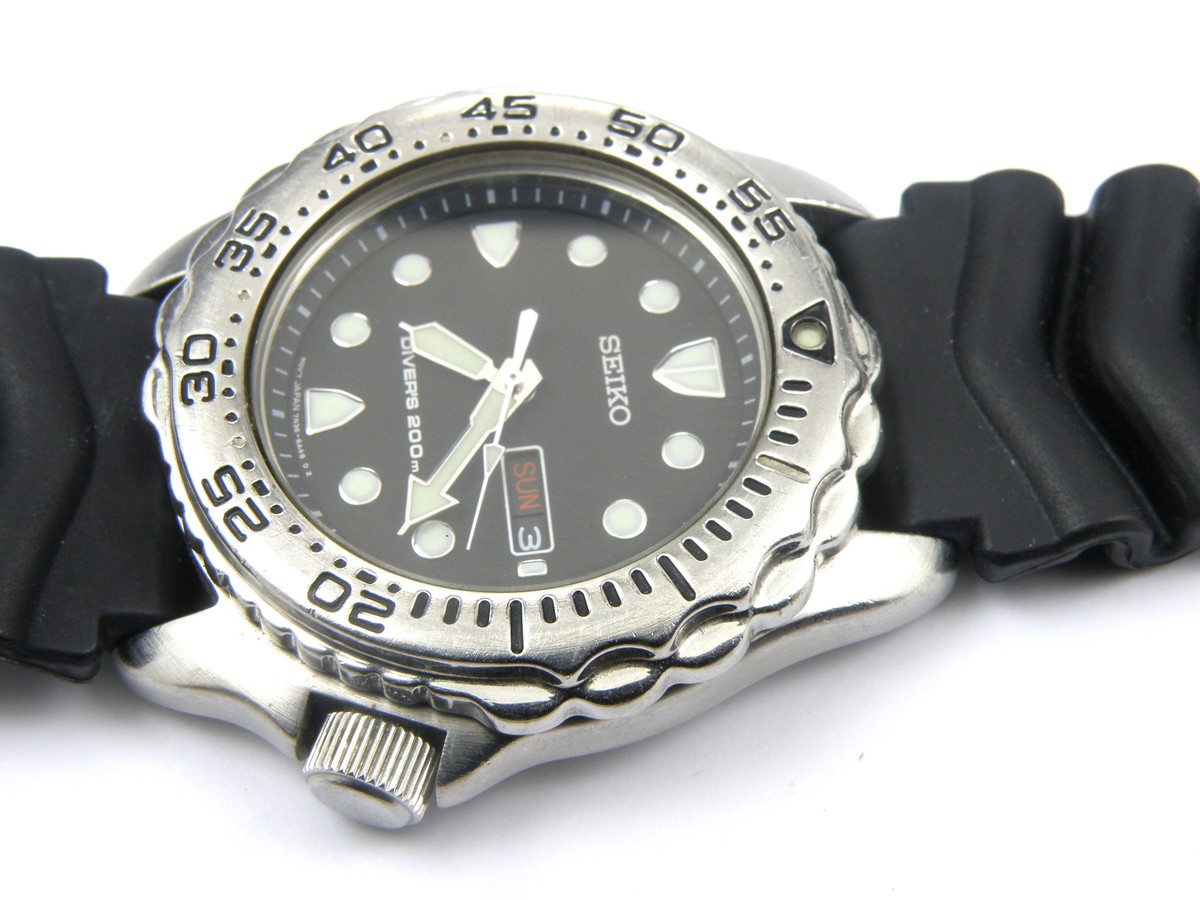 Gents Seiko 7N36-6A49 Sapphlex Scuba Divers Quartz Watch